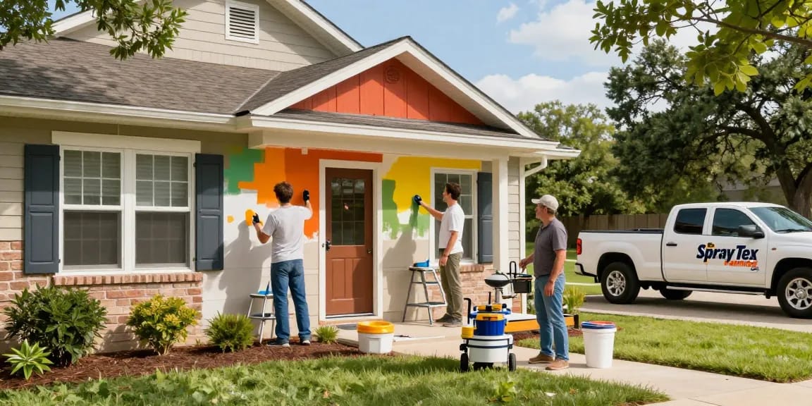Painters in Denton TX providing professional painting services for residential homes in the community.
