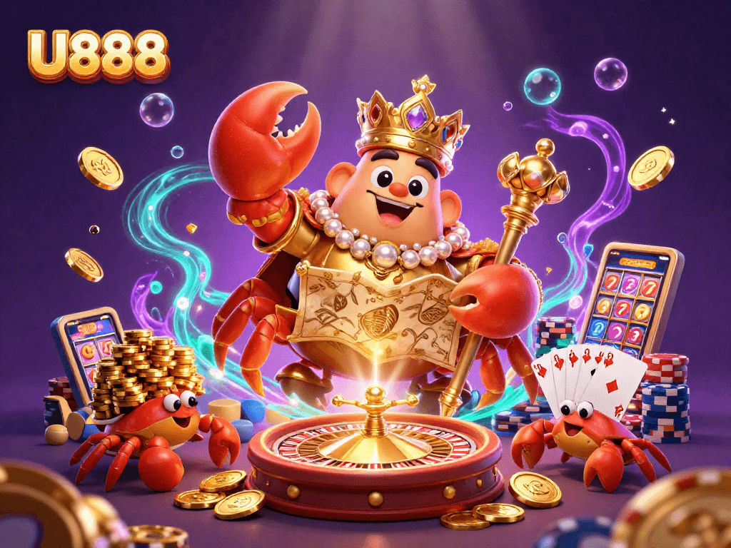 Experience thrilling wins at U888 with vibrant, cartoon-style casino adventure.