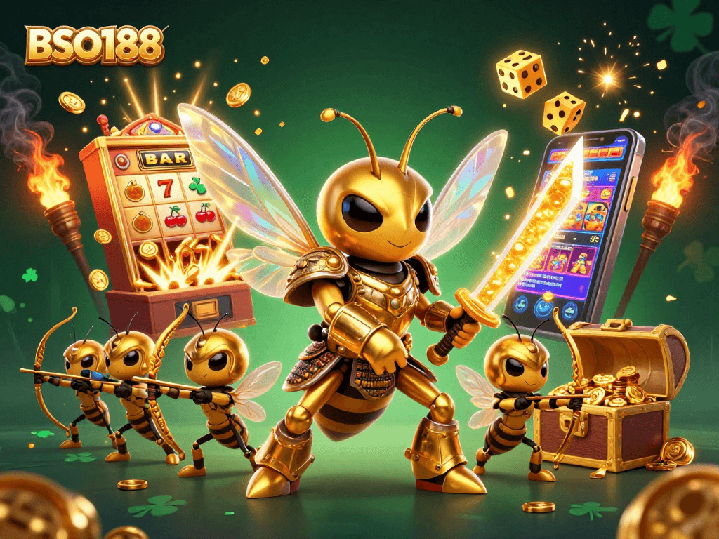 Experience excitement with BSO188 as vibrant characters bring the casino to life in a dynamic jackpot scene.