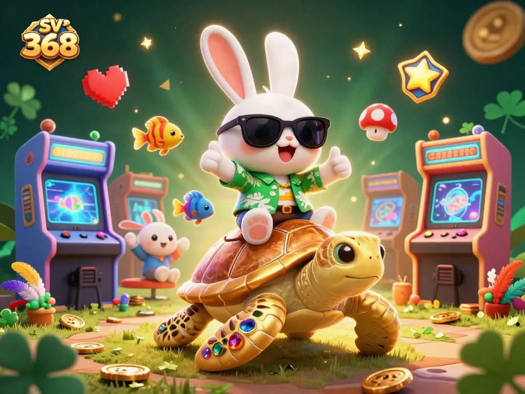Engage in exciting gameplay at sv 368 featuring energetic characters and dynamic gambling elements.