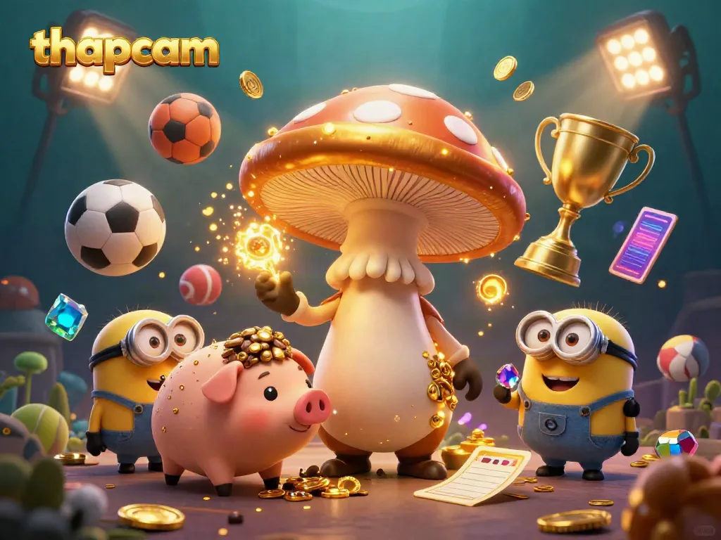 Experience thapcam’s engaging live casino atmosphere with a dynamic scene of magical characters and sports elements.