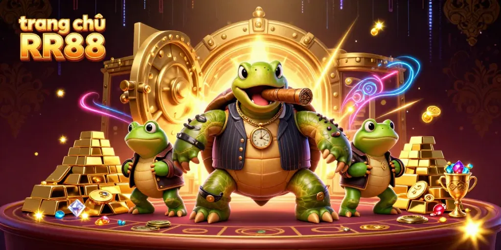 Engage with winning strategies at trang chủ RR88 featuring vibrant, animated characters and sparkling game elements.