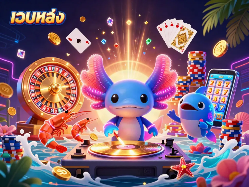 เล่นสล็อตเว็บตรงด้วยการ์ตูน 3D ที่มีสีสัน บนพื้นหลังสบายตา