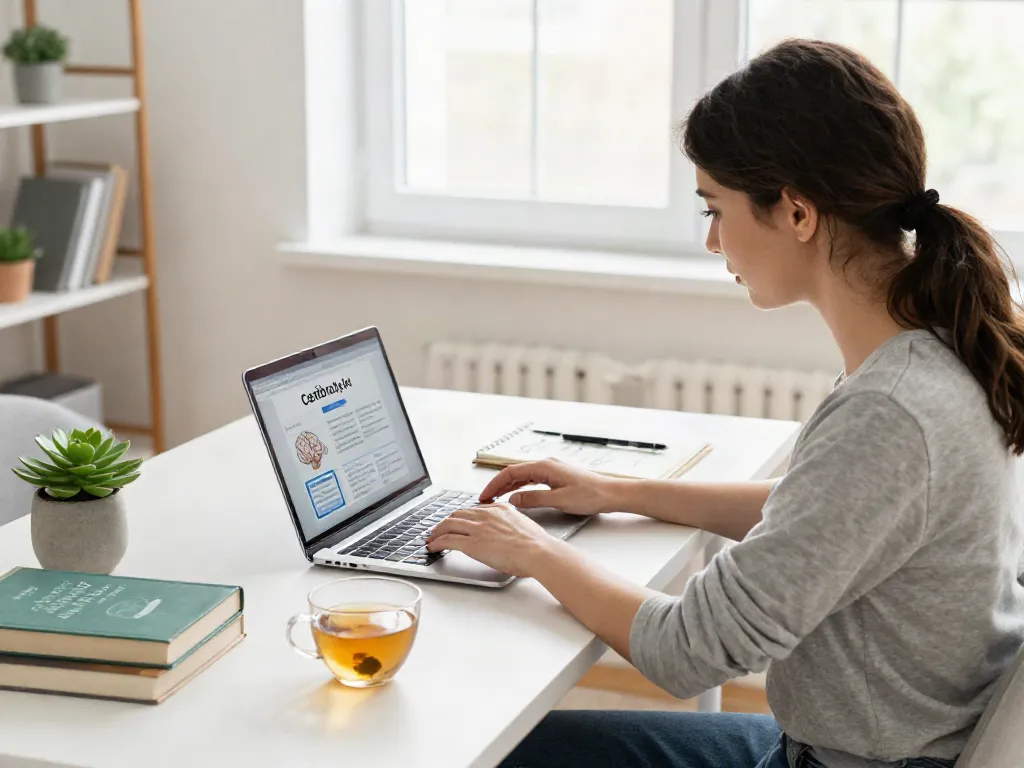 Discover how to buy cerebrolysin online in a serene home office environment.