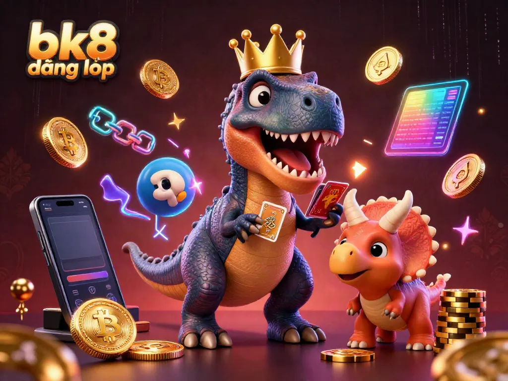 Engage with bk8 đăng nhập by enjoying exciting card games alongside charming dinosaur characters.