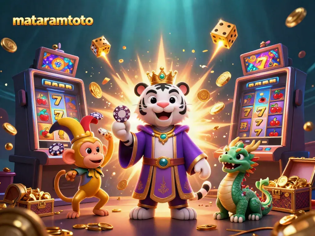 Experience thrilling wins at mataramtoto with a jackpot explosion and vibrant casino elements.