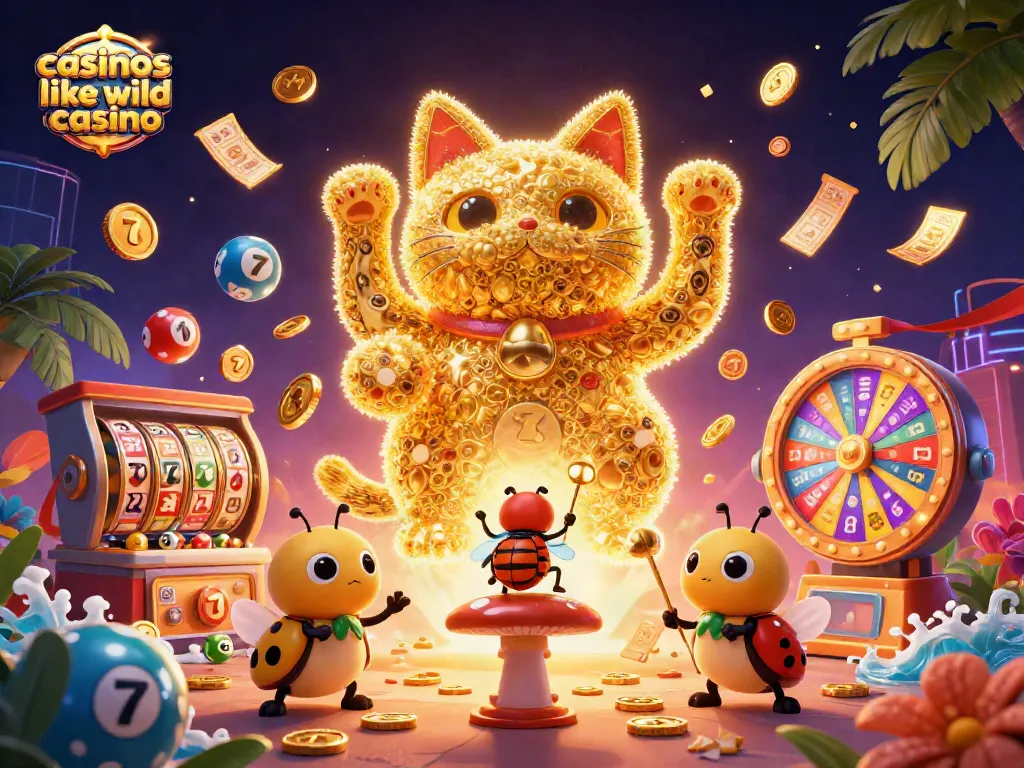Experience excitement with casinos like wild casino showcasing vibrant slot symbols.