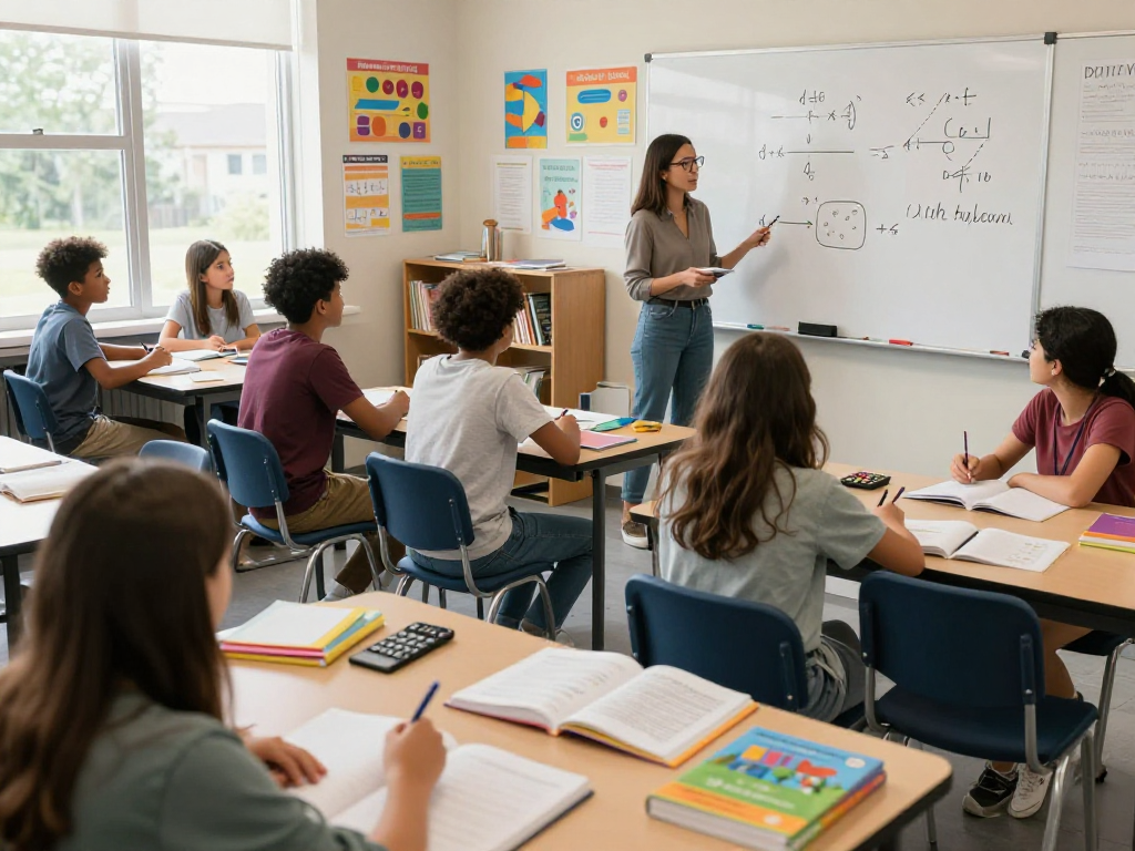 Students in interactive tuition classes near me engaged in collaborative learning.